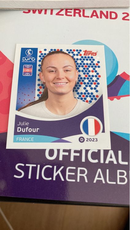 Topps Frauen EM 2023 Sticker - Julie Dufour - Frankreich | Kaufen auf ...