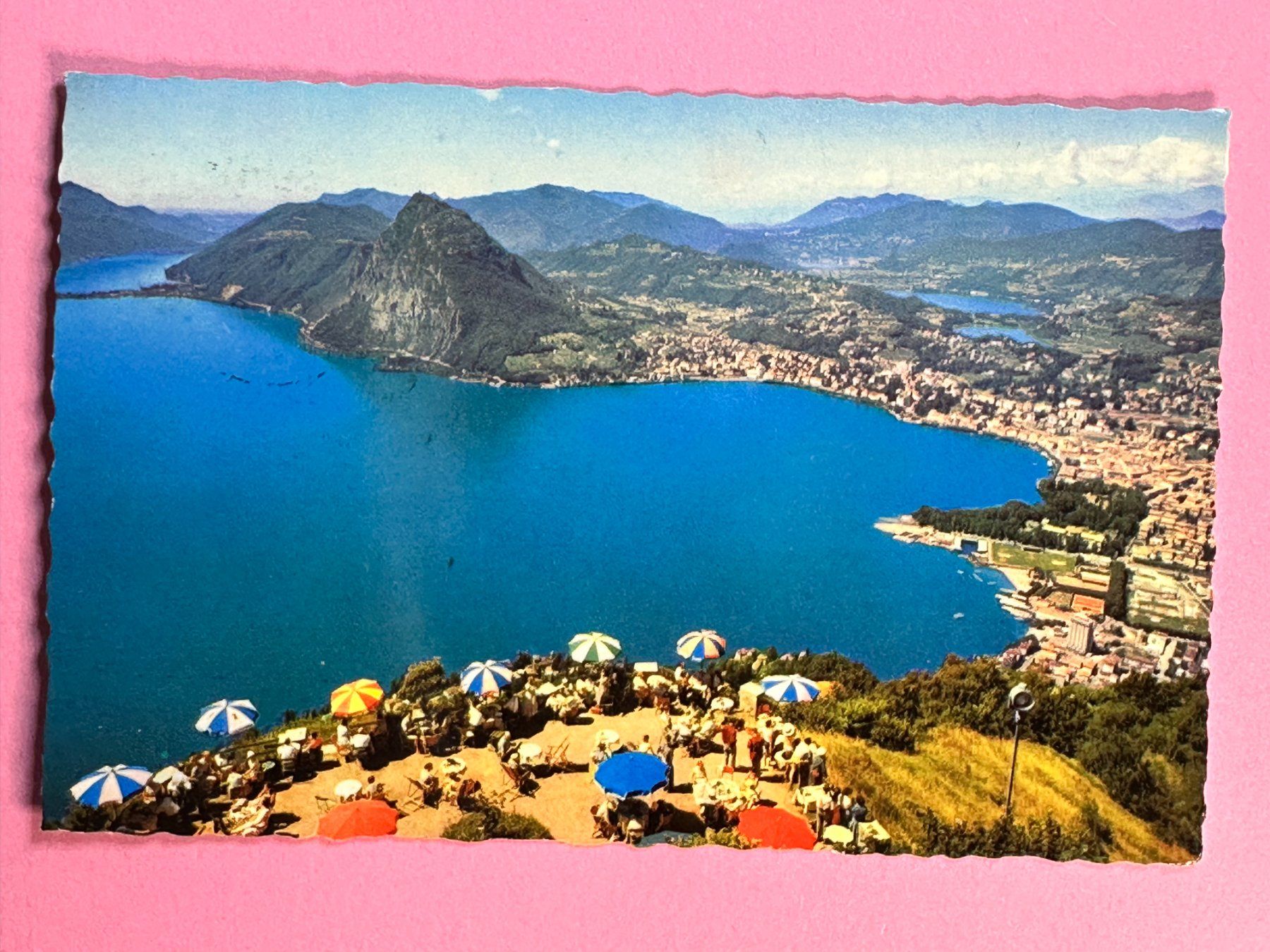 Cartoline postali: Lugano - belebt !!! – Usato da Steg VS venduto da danwer74