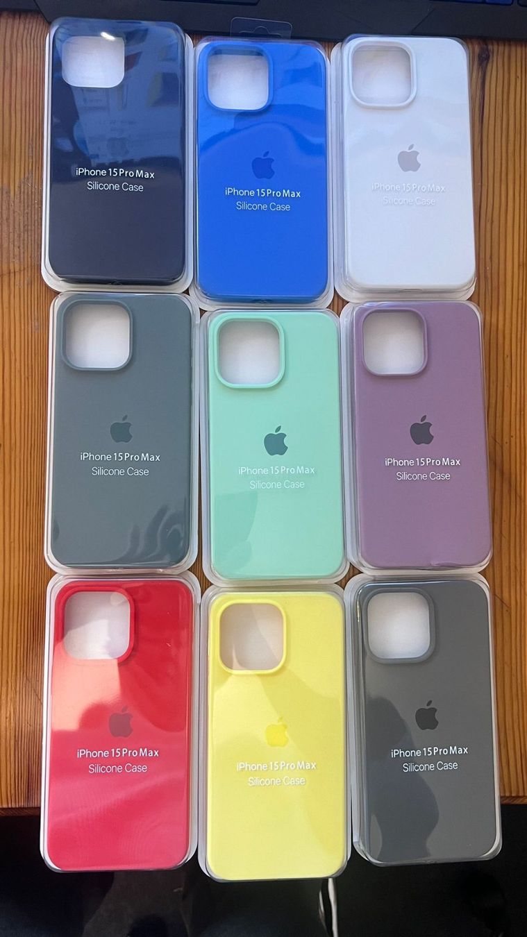 Cover & Protezioni schermo: Coque iPhone 15 Pro Max Différentes couleurs. Hülle – Nuovo e nell'imballaggio originale da Eysins venduto da pro_7lnq