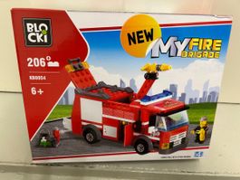 BLOC-CKI My Fire Brigade Feuerwehrauto KB8054 206 Teile