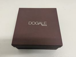 DOGALE Venezia Schale Silber und Glas neu mit Box