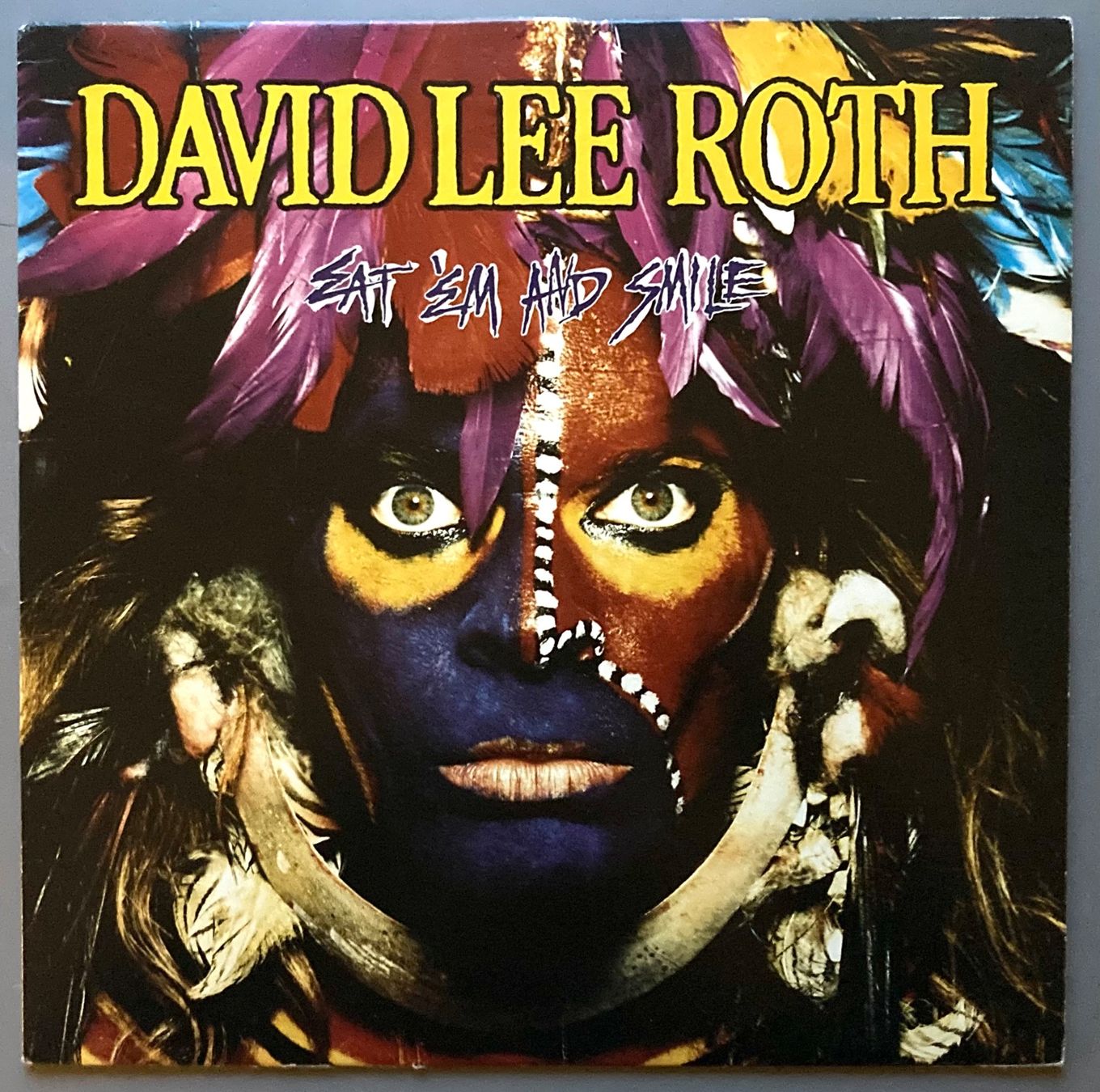Vinyles: DAVID LEE ROTH - EAT' EM AND SMILE – D'occasion à Poliez-Pittet par Newtown-Records