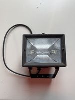 Halogenstrahler, Baustrahler, Aussenleuchte, schwarz, Top!