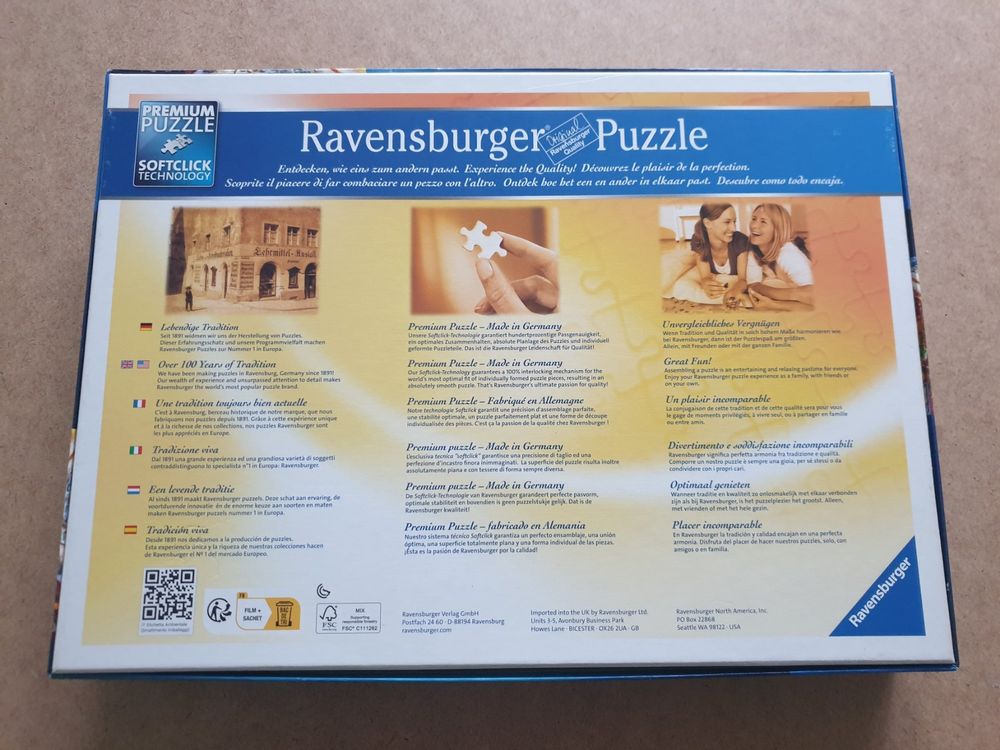 Ravensburger-Puzzle, 1000 Teile, 50 x 70 cm (Gebraucht) in Trimbach für ...