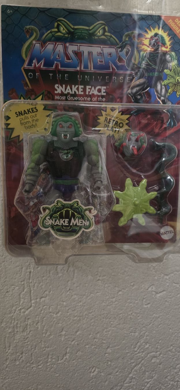 Masters of the Universe Statuette: Motu Snake Face – Nuovo e nell'imballaggio originale da Rüti ZH venduto da rolinator2000