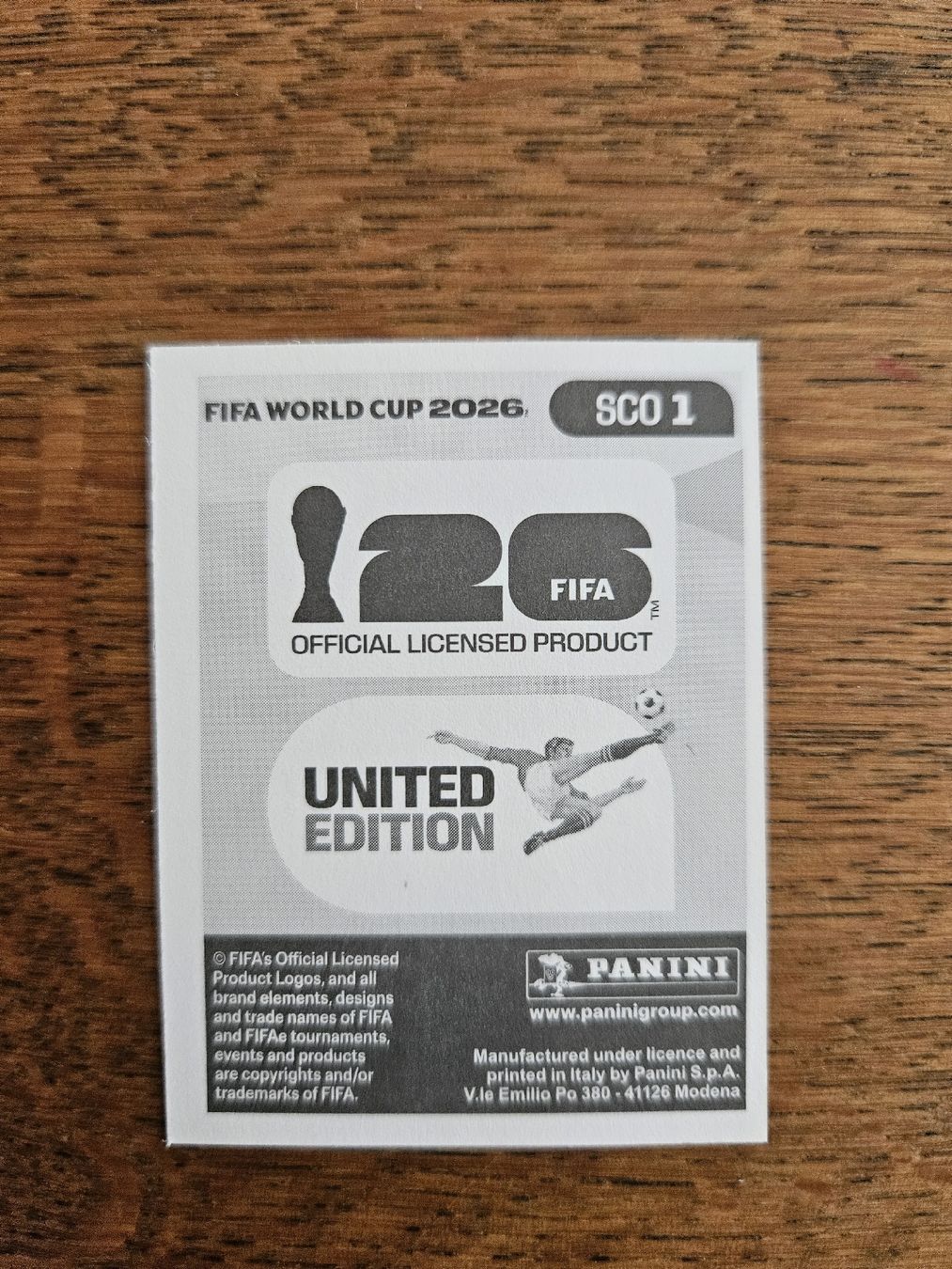 Panini Carte collezionabili: Panini Sticker WM 2026 - SCO 1 – Nuovo (secondo la descrizione) da Reinach BL venduto da BaselStar 1