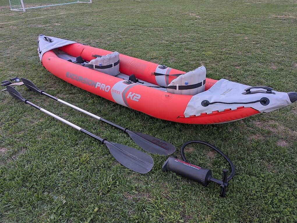 Barche: Schlauchboot Kayak Intex Excursion Pro – Usato da Rapperswil SG venduto da boatix