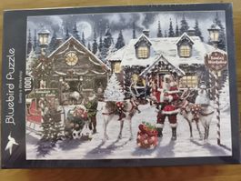 OVP, 1000 Puzzle Bluebird, Santa's Workshop, Christmas 🌲🎅