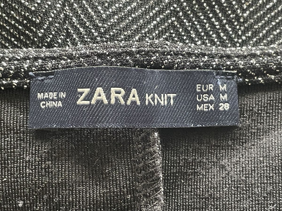 Zara Tute: Combishort Zara Noir Pailletté Taille M – Usato da Vuadens venduto da Ninaa11 3