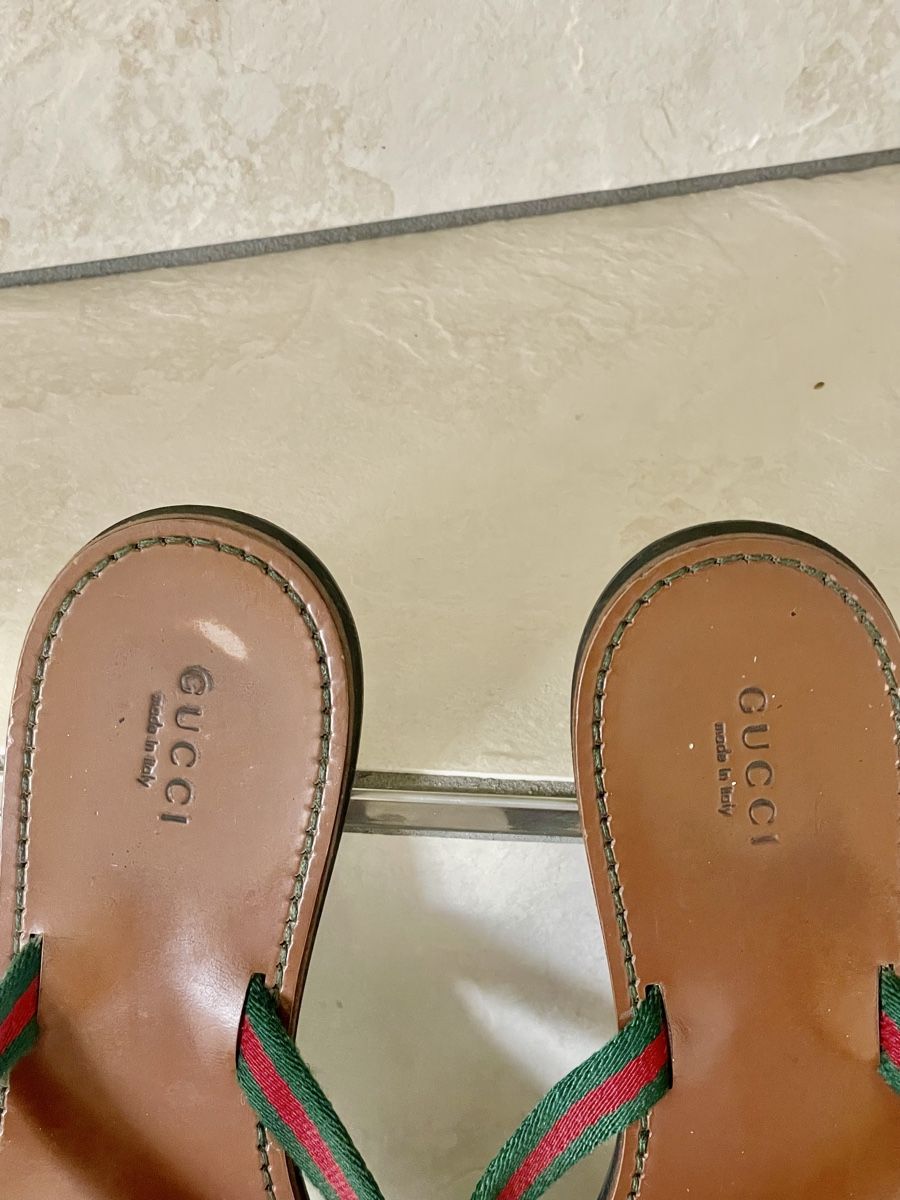 Gucci Scarpe da donna: Gucci GG Thong Web sandals size 40 – Usato da Richterswil venduto da Prangins9 3