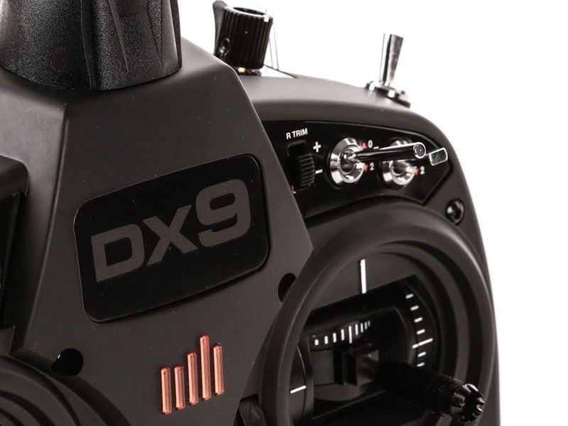 Spektrum Fernsteuerungen: SPEKTRUM DX9 BLACK EDITION DSMX 9CH EINZELSENDER – Neu und originalverpackt aus Balsthal von Jetline 3