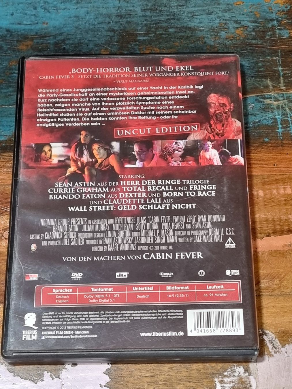 Tutti i DVDs: Cabin Fever 1 - 3, DVD Horror Trilogie Uncut – Usato da Winterthur venduto da Belzarek 8