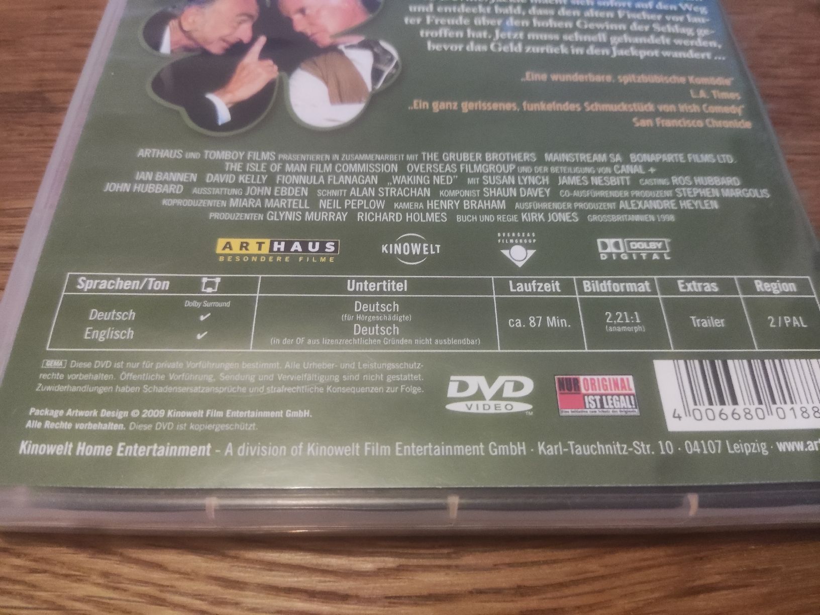 Tutti i DVDs: Lang Lebe Ned Devine! - mit Ian Brennan (DVD) – Usato da Oberembrach venduto da giu_7ksd 2