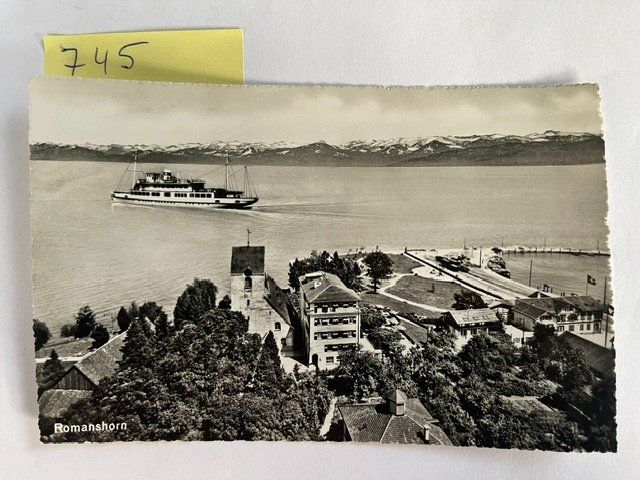 Cartoline postali: alte Ansichtskarte Romanshorn Bodensee, 195X – Usato da Niederwil AG venduto da dahu75