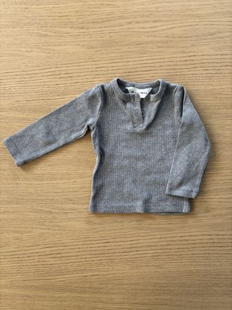 Grey H&M long sleeve T-shirt baby 74 cm 