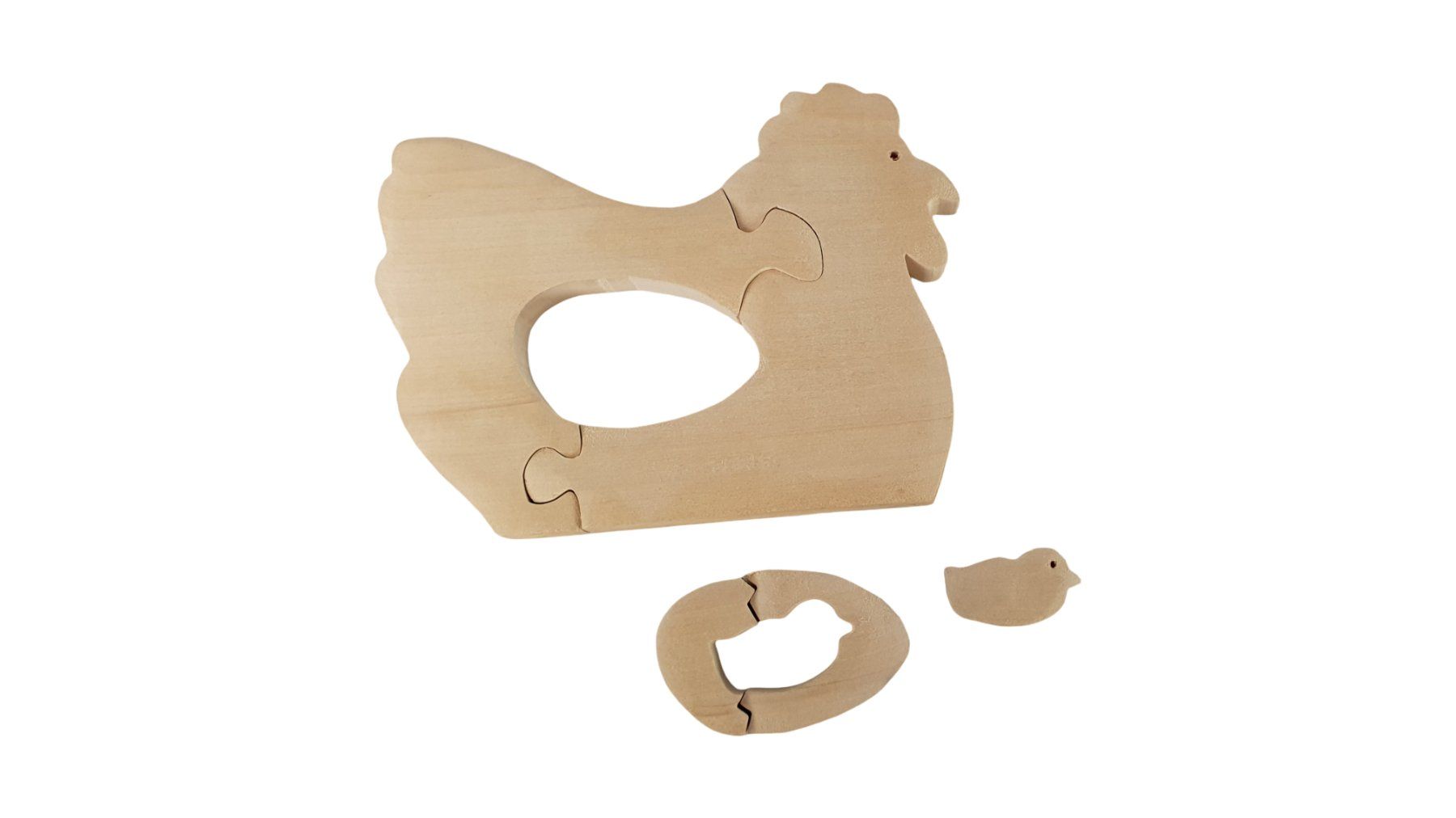 Puzzle: Holzpuzzle Motiv Huhn – Usato da Wangen b. Olten venduto da Restwert_Wangen 2