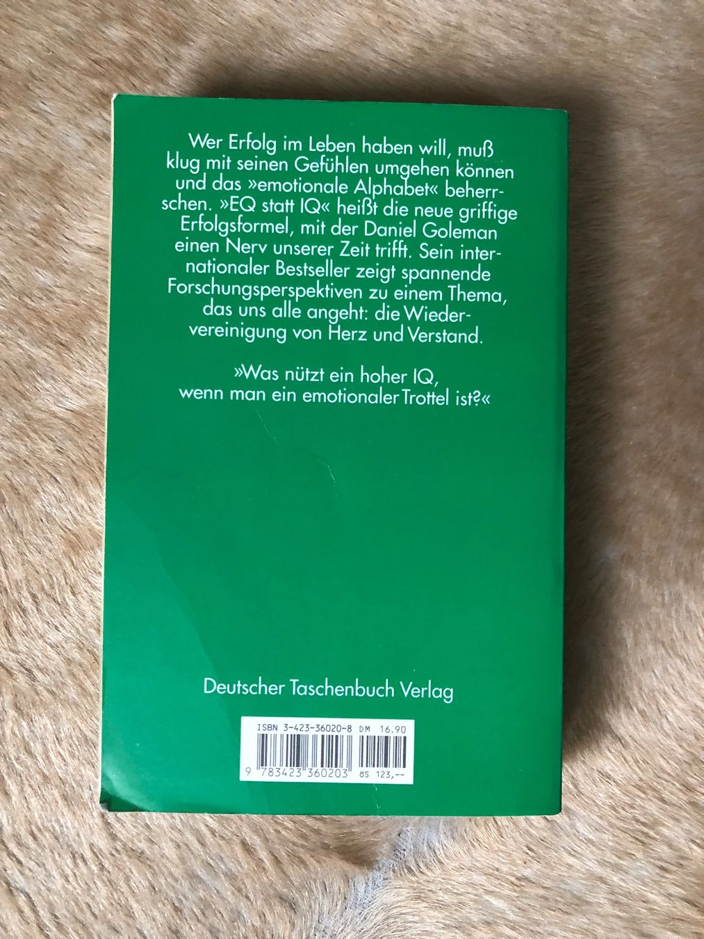 Libri: EQ- Emotionale Intelligenz, Daniel Goleman, Top Zustand! – Usato da Zürich venduto da ricarda_777 1