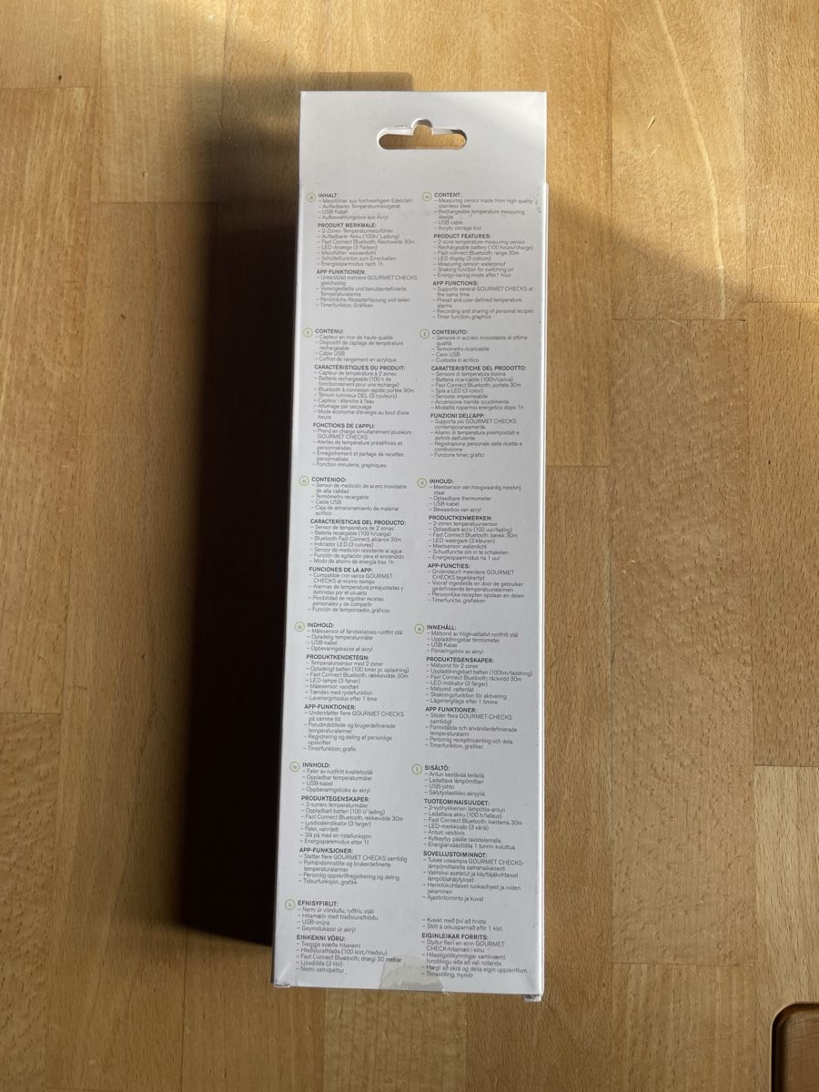Küchengeräte: GOURMET CHECK DUAL BT 2-zone temperature measuring sensor – Neu (gemäss Beschreibung) aus Schwanden Sigrisw von SIG99 1