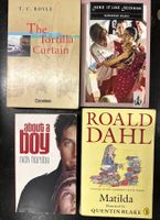 4 englische Taschenbücher (Matilda, about a boy etc.)