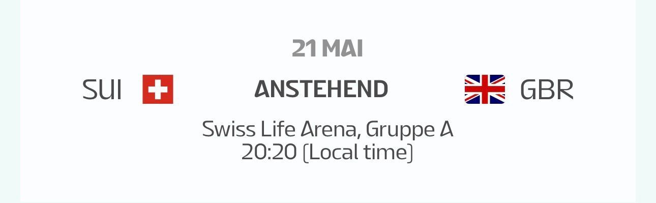 Biglietti: 2x Eishockey WM Tickets SUI - GBR – Usato da Zürich venduto da mar_gp9s