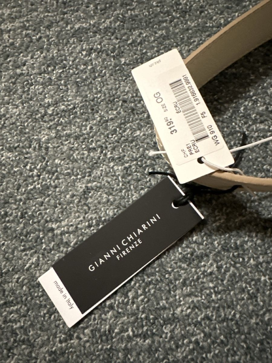 Gianni Chiarini Borse da donna: Gianni Chiarini Tasche Leder creme Neu – Nuovo e nell'imballaggio originale da Baltschieder venduto da YmroBe 4