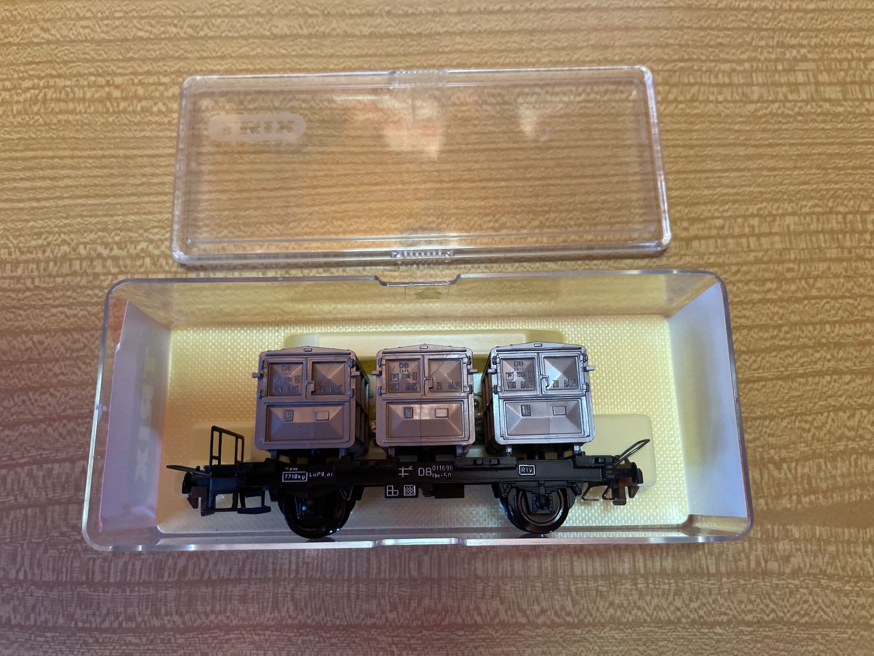 Trix Modellini di ferrovie: Trix Express 53345800 Güterwagen DB, Spur H0 – Usato da Suhr venduto da Daneli7 4