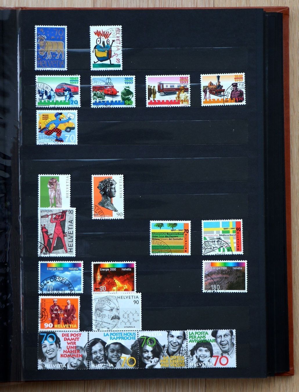Tutti i francobolli: Briefmarken-Sammlung Schweiz 1990-2008 – Usato da Zürich venduto da Marfe1 3