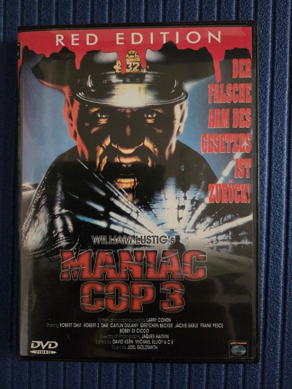 Tous les DVDs: DVD Maniac Cop 3 Red Edition – D'occasion à Mollis par Cadillac58