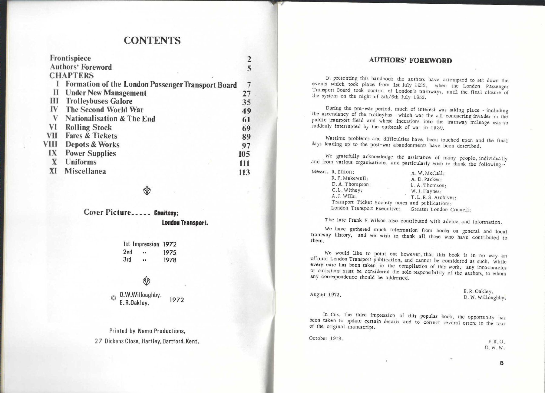Bücher: London Transport Tramways Handbook – Gebraucht aus Horw von SwissSteamMemories 1