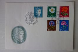 Briefmarken Couvert Pro Juventute 1963