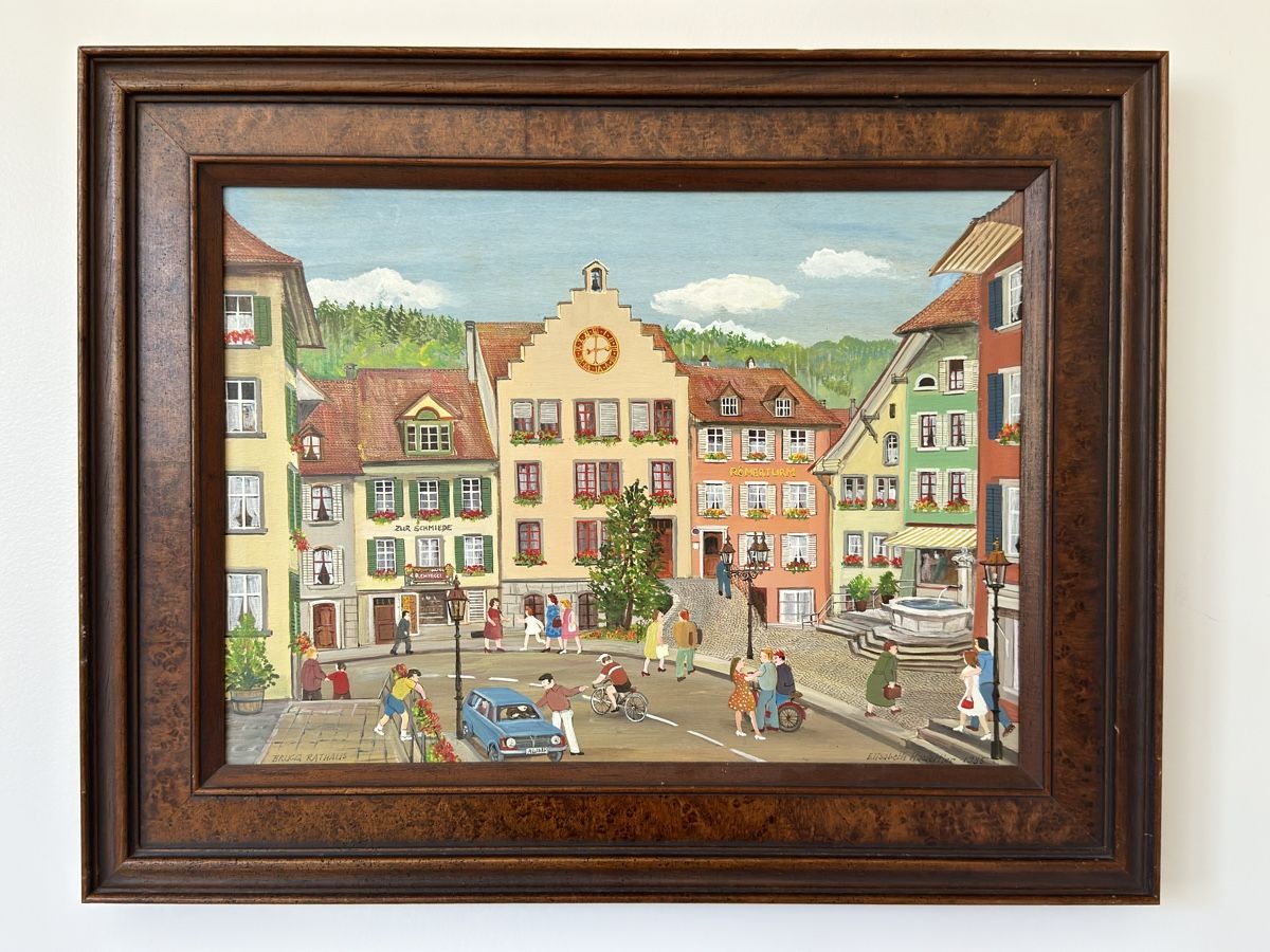Gemälde: Sale 🔥 Elisabeth Hostettler Original (1921-1997) Zofingen – Gebraucht aus hittnau von Kunstkopf