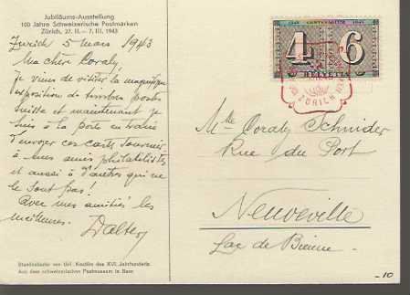 Ansichtskarten: carte postale avec 258 – Gebraucht aus Sorvilier von carose01