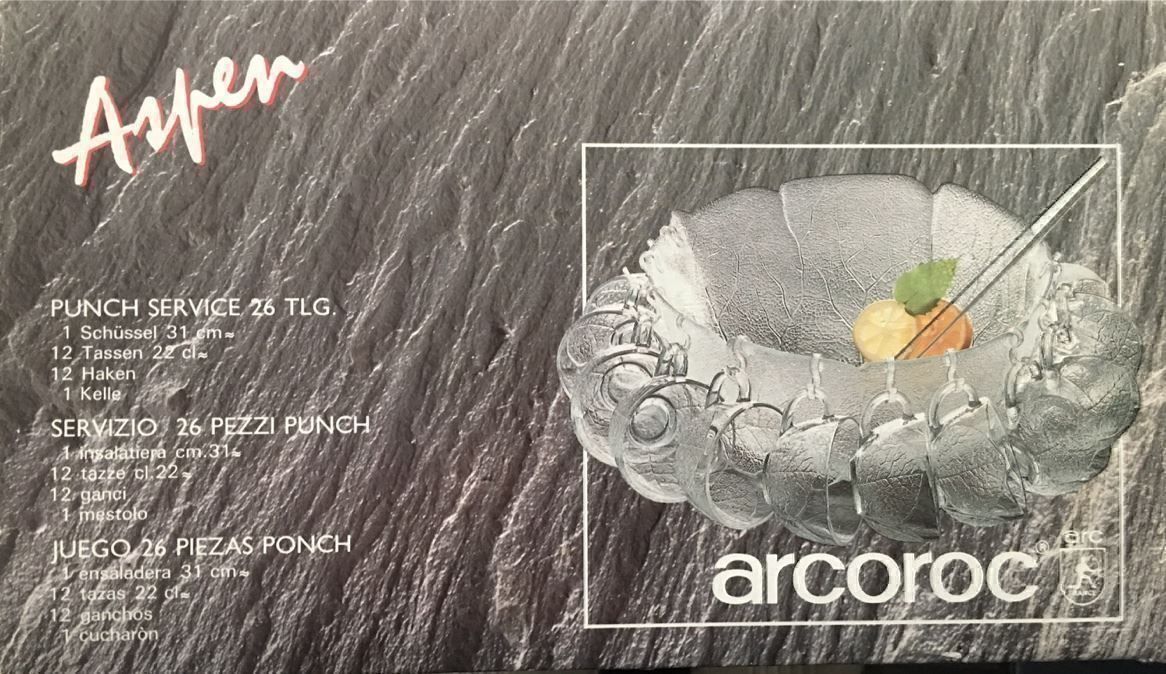 Bicchieri: Glas Punsch-Service – Nuovo e nell'imballaggio originale da Suhr venduto da Niti66 1