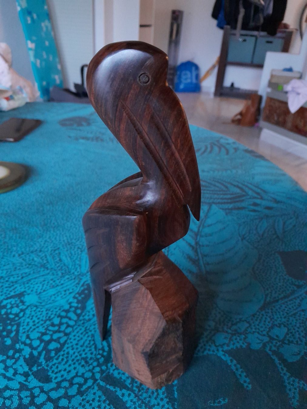 Sculture & Statue: Holzfigur geschnitzt, Pelikan – Usato da Neuheim venduto da discovery27 1