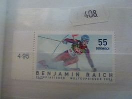 Österreich Briefmarke Benjamin Raich