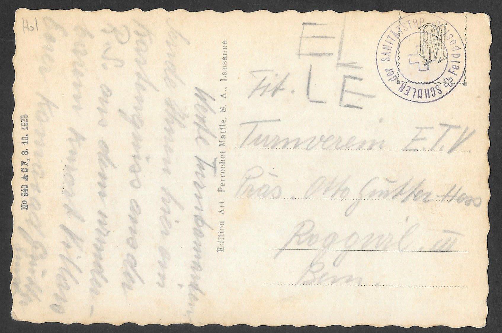 Cartes postales: Villars et les Pensions Feldpoststempel – D'occasion à Olten par clotaldi 1