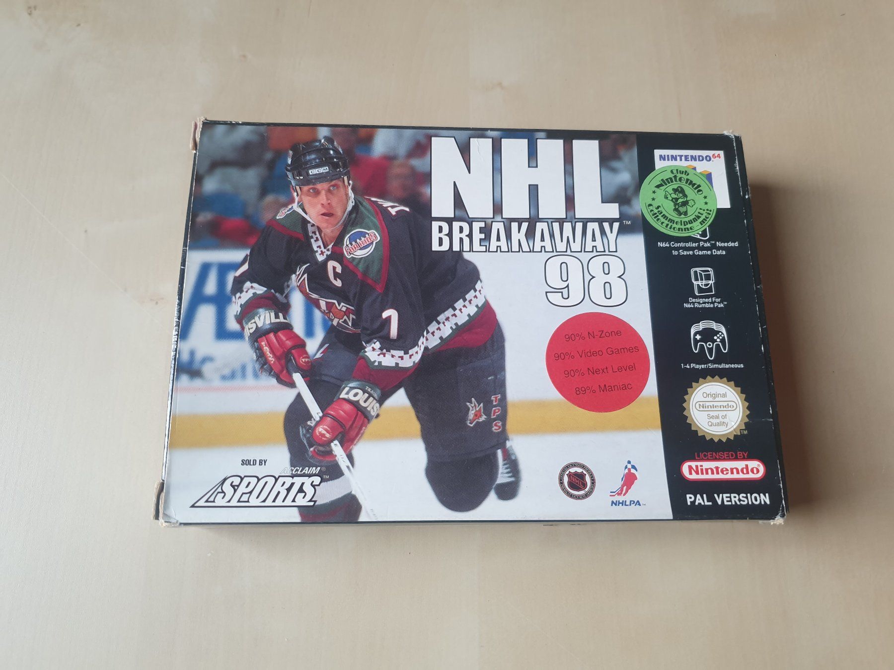 Nintendo Giochi: NHL Breakaway 98 – Usato da Stansstad venduto da collectorsshop