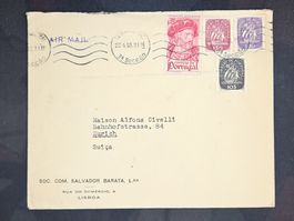 CL25 Enveloppe + Timbre Portugal 1946