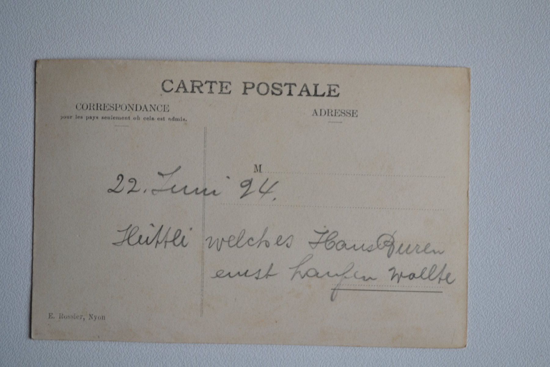 Cartoline postali: AK Freniéres bei Bex – Usato da Beinwil am See venduto da kajak55 1