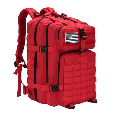Taktischer Militär Sport Rucksack  45 Liter rot