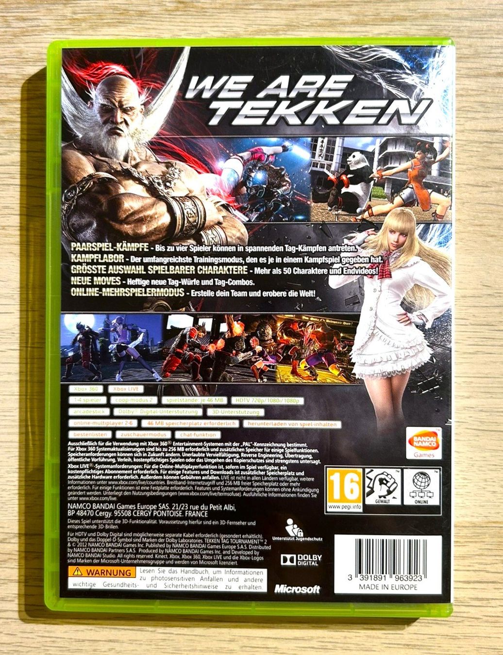 Microsoft Giochi: Tekken Tag Tournament 2 Xbox 360 – Usato da St. Gallen venduto da Alpine.Arcade 1