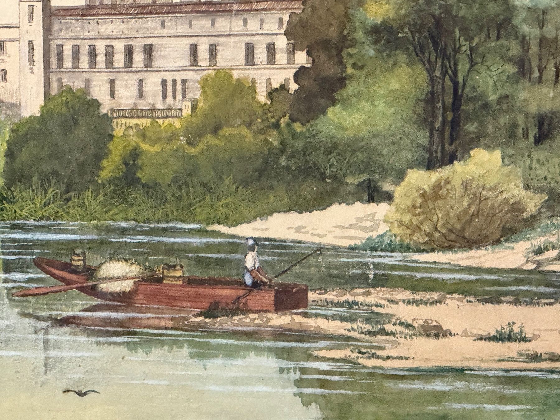 Tableaux: (50) Antikes Aquarell signiert – D'occasion à Bern par Jwpm66 3