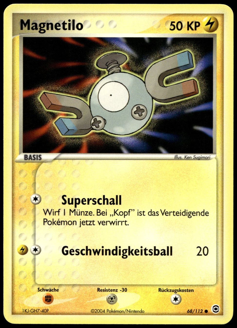 Pokémon Carte collezionabili: Magnetilo 68/112 Pokémon EX Fire Red & Green Leaf – Usato da Uster venduto da Madame_Cards
