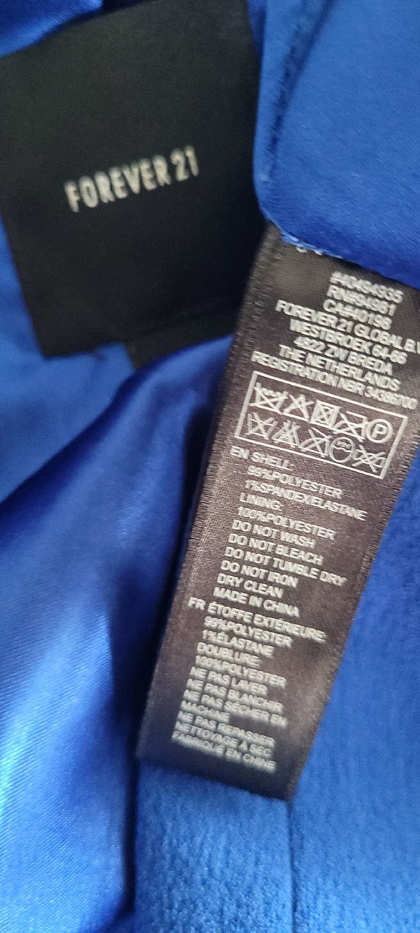 Vestes: Blazer bleu FOREVER 21 taille 36 – Neuf (Voir description) à Vevey par x_y_f 3