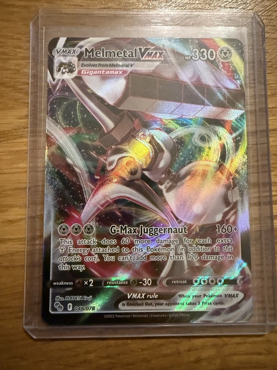 Pokémon Carte collezionabili: Melmetal Vmax 48/78 – Usato da Amriswil venduto da sim_nlb6