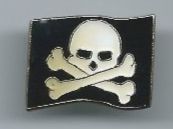 Piratenflagge Pin