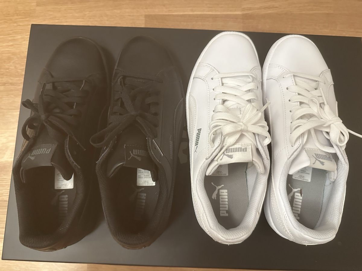 Puma Damenschuhe: 2 x Puma everyday snickers B&W - size 39 – Neu (gemäss Beschreibung) aus Zürich von ira_27zx