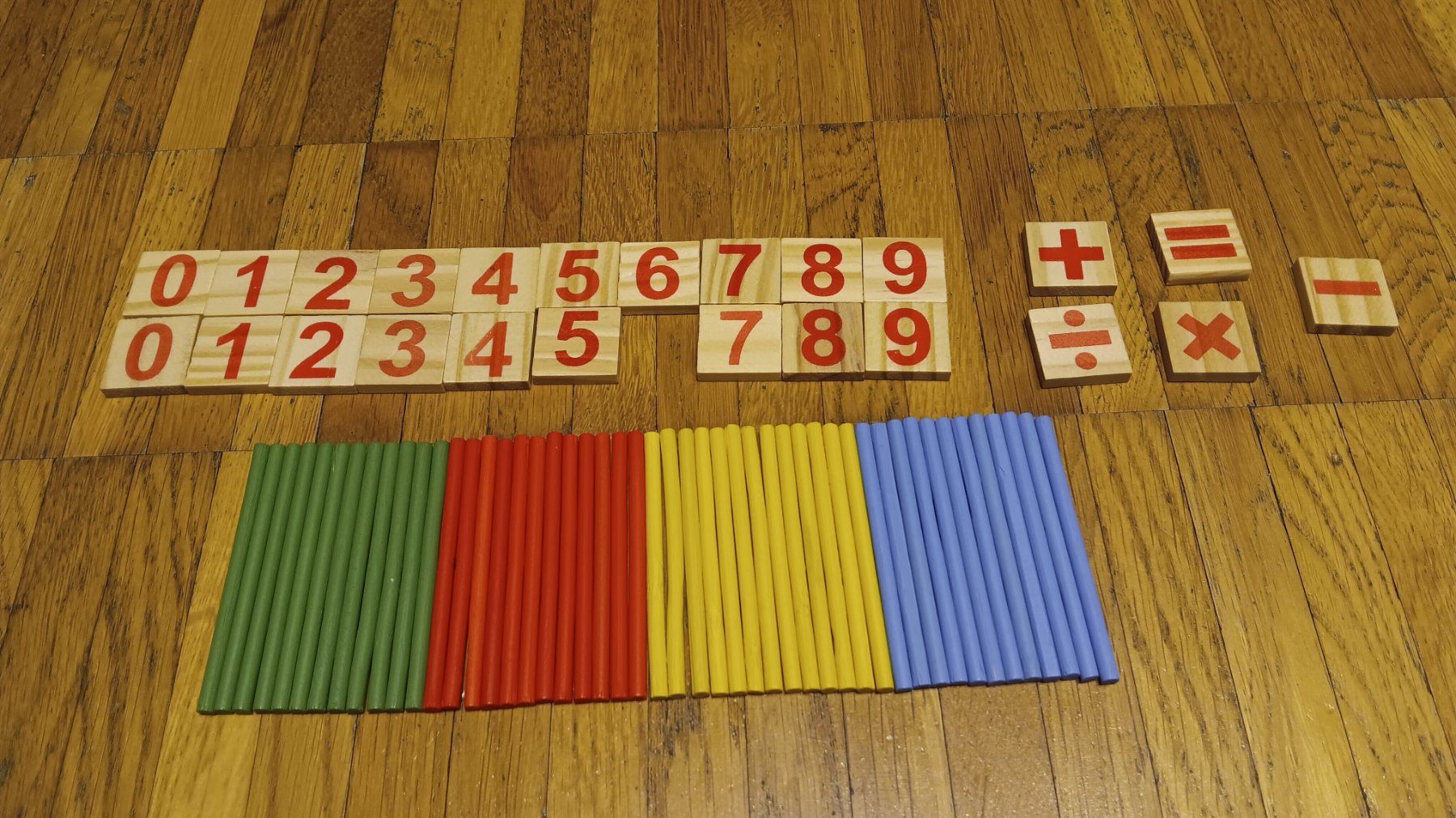 Giochi: Lot Rechenstäbchen und Zahlen – Usato da Dietikon venduto da Rabia