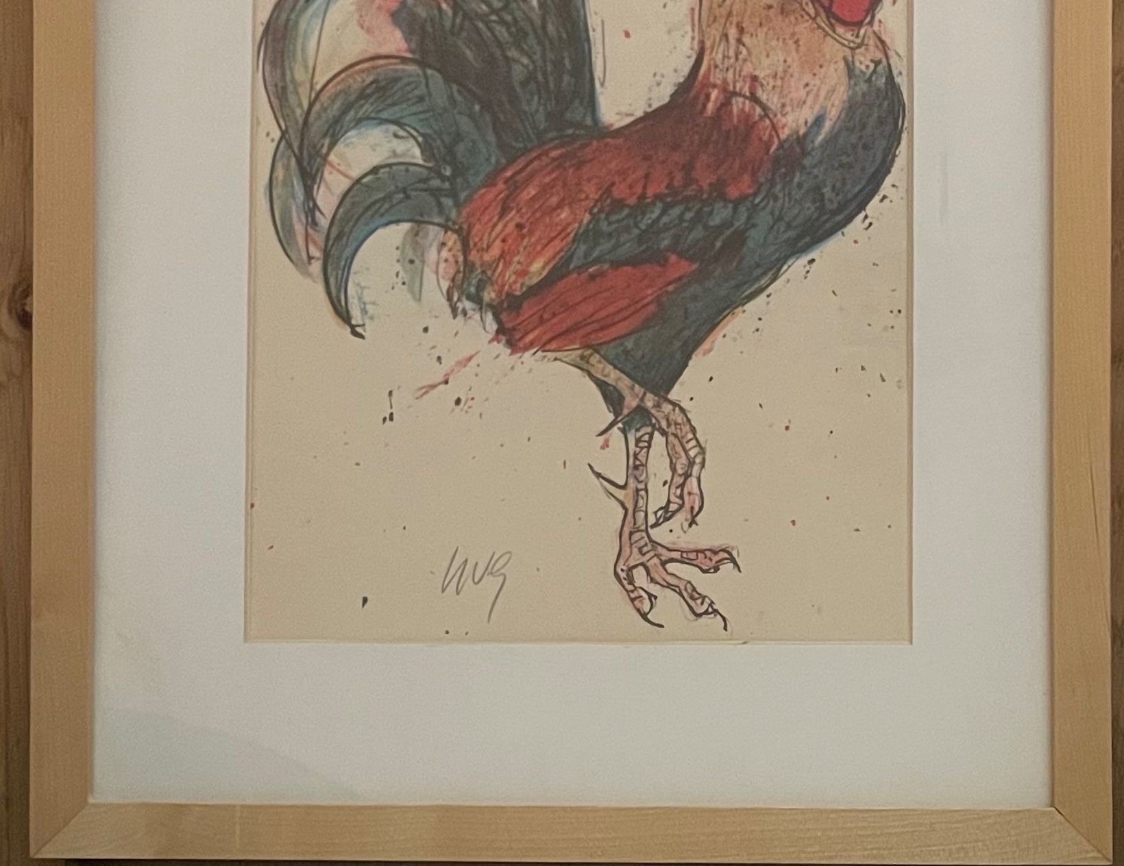 Grafiken & Lithographien: FRITZ HUG LITHOGRAPHIE SIGNIERT MIT RAHMEN – Gebraucht aus Gersau von grafik-kunst 1