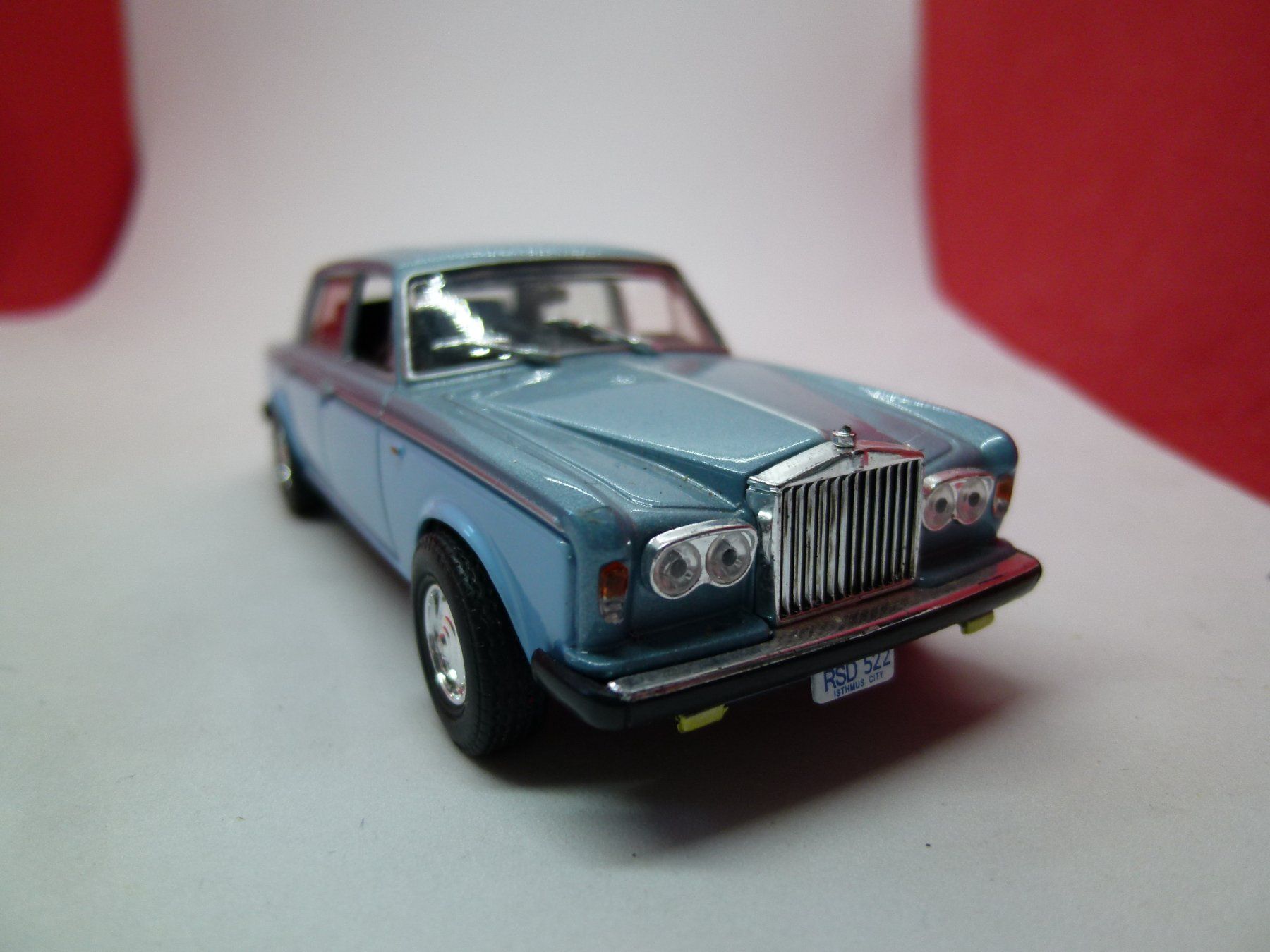 Rolls Royce Modellini d'auto: Rolls Royce SS - hellblau -    %% Ausverkauf %% – Difettoso da Reiden venduto da Aston2